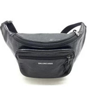 Balenciaga Explorer Belt Bag Leather Waist Body Black